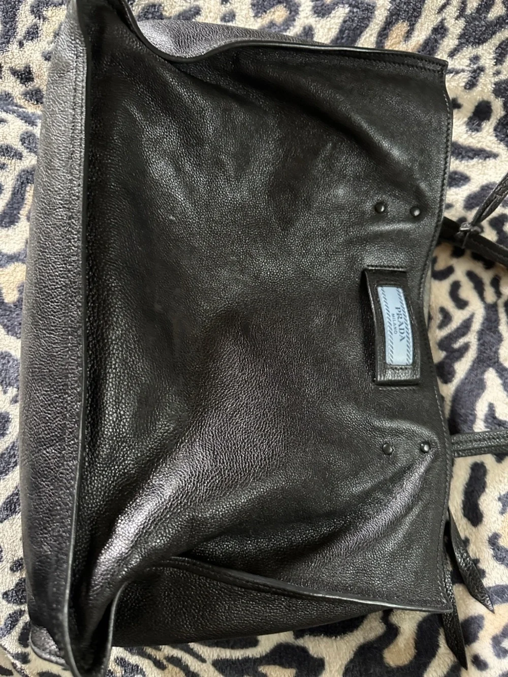 Prada City Calf Etiquette Tote